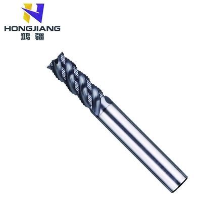 4 Fluiten Vierkant CNC-snijgereedschap Carbide-snijder voor het voorbewerken van volhardmetalen vingerfrees